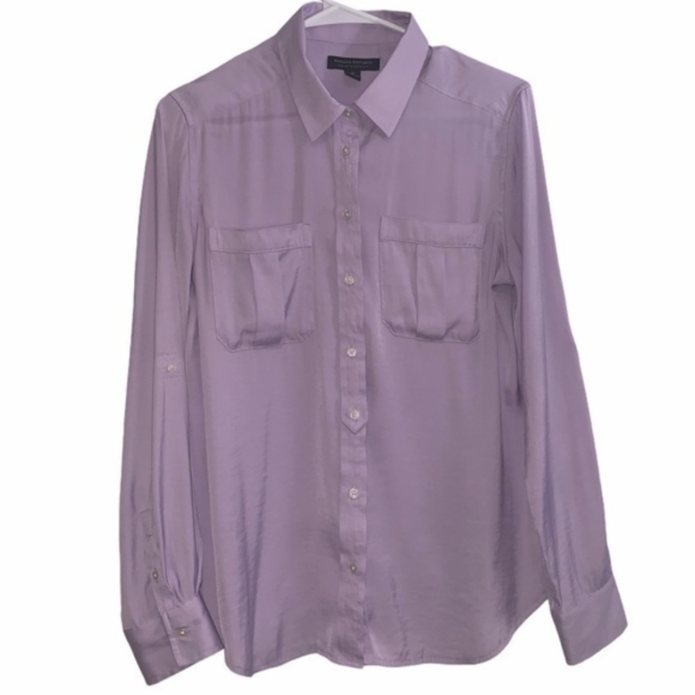 Banana Republic Lilac Button Down